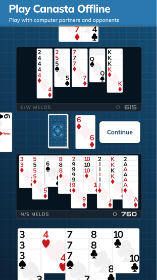Classic Canasta gameplay screenshot